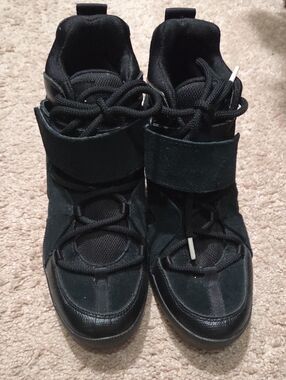 High-Top Sneakers with Strap